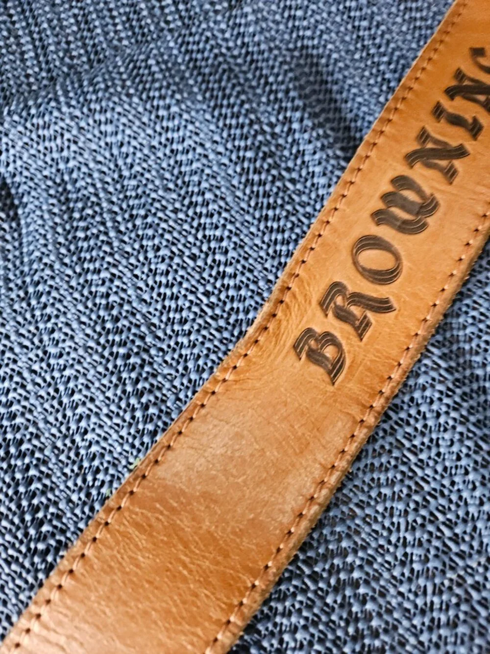 Browning Leather Belt - Picture 7 of 12